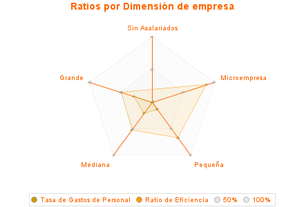 Ratios por Dimensión de empresa