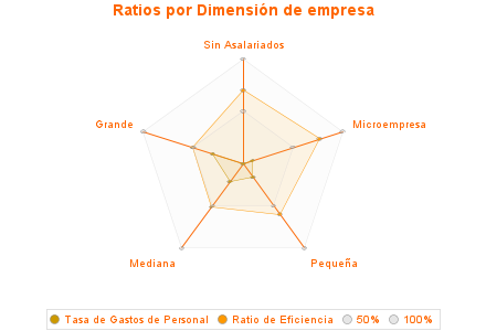 Ratios por Dimensión de empresa