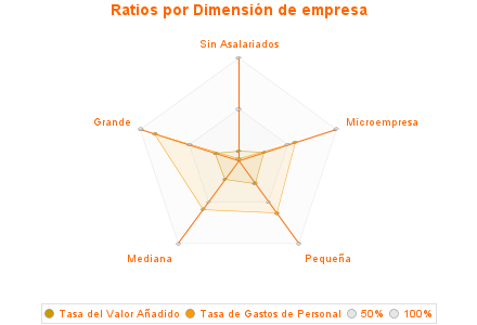 Ratios por Dimensión de empresa