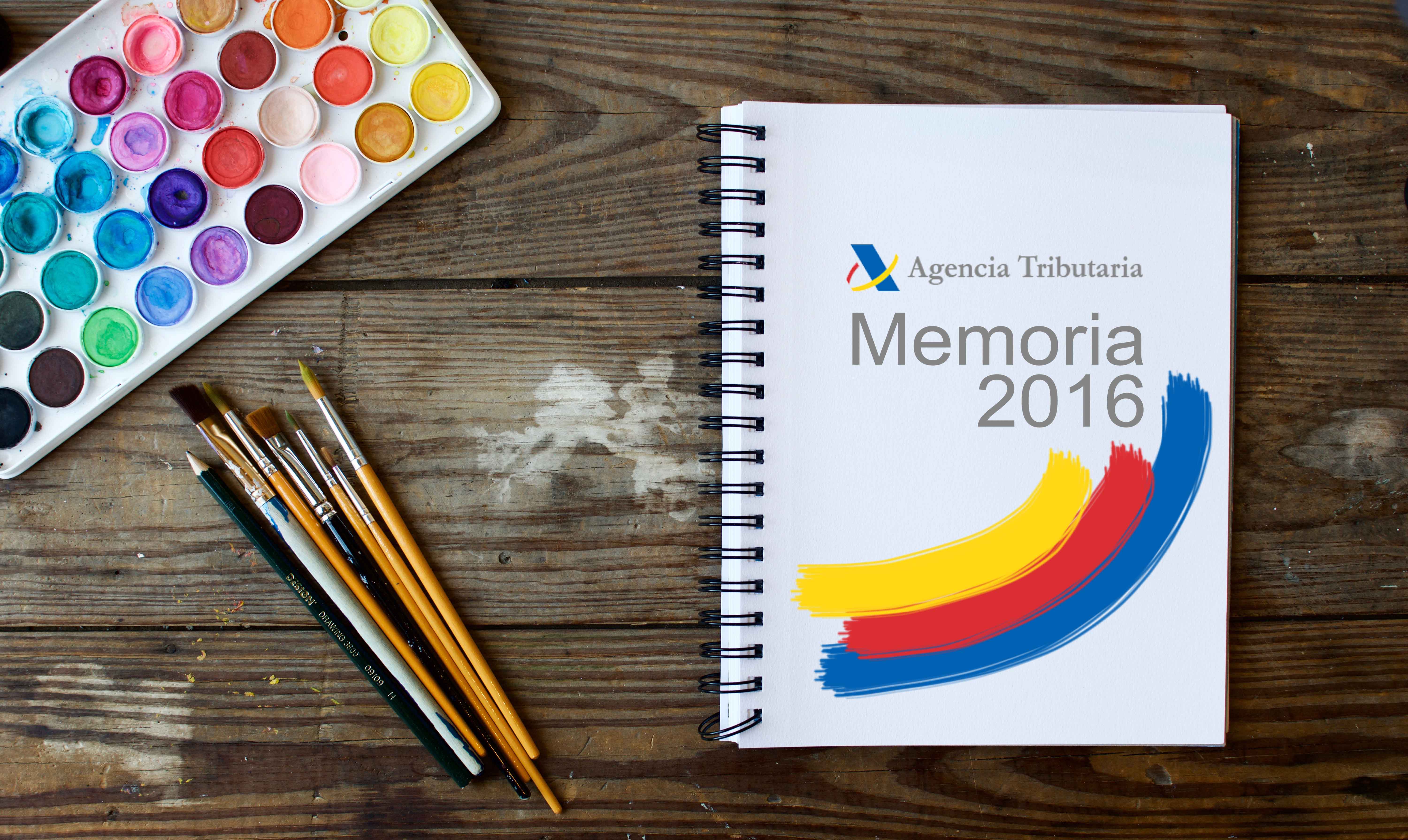 Portada de la Memoria de la Agencia Tributaria 2016