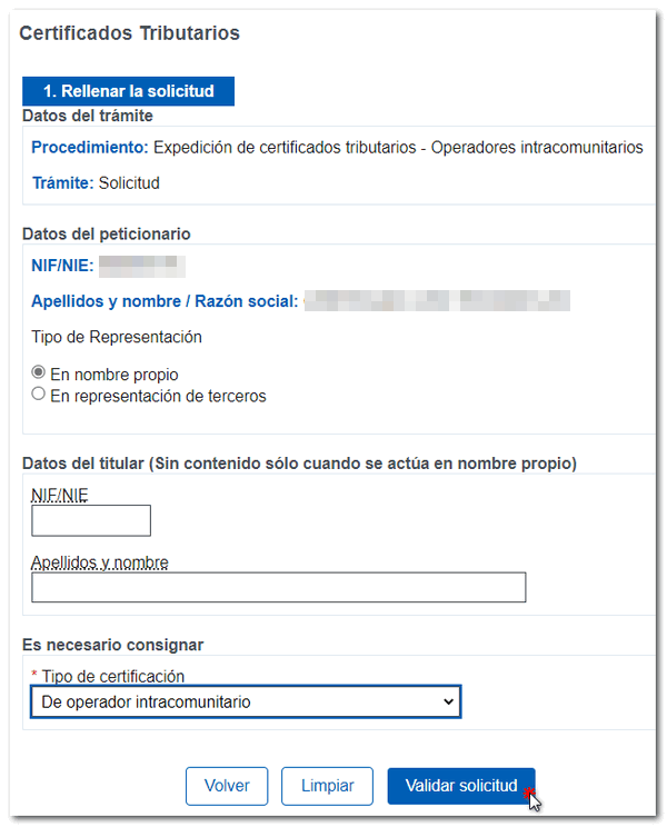 imagen de validar solicitud