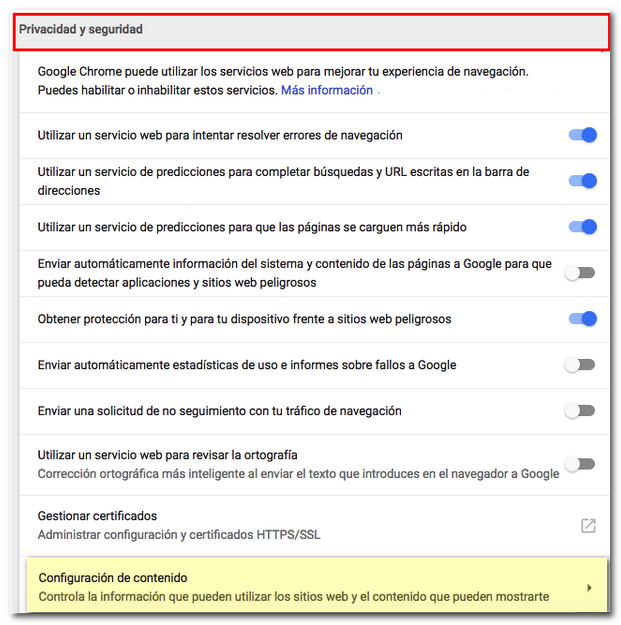 privacidad