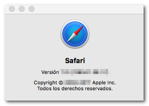 Versión Safari