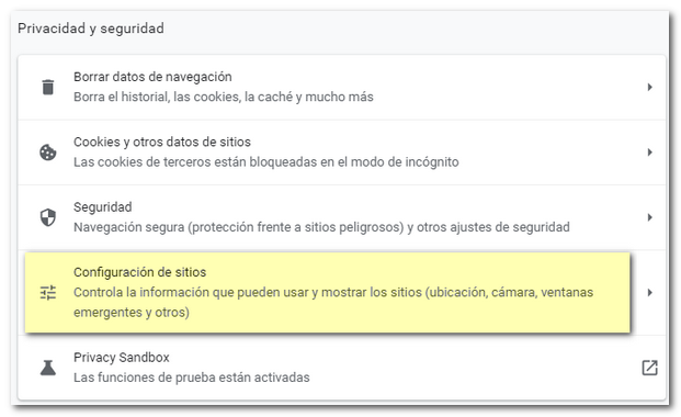 Privacidad