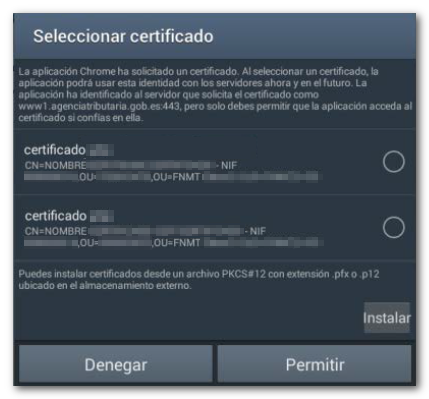 Almacén de certificados electrónicos