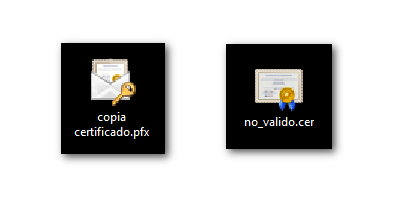 iconos copias de certificado