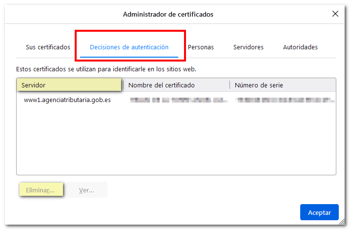 Decisiones de autenticación