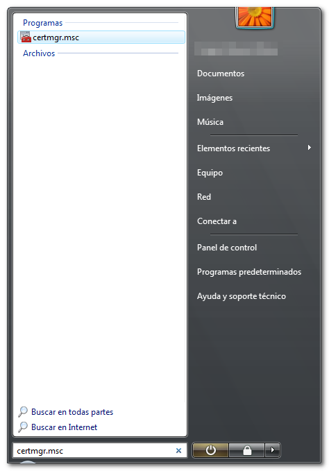 Inicio de Windows