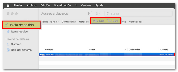 importación certificado con exito