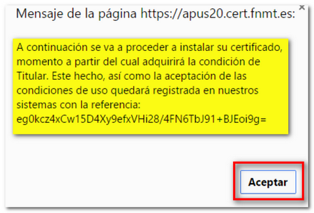 Leer Advertencia y continuar