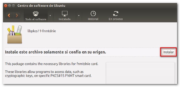 Instalar
