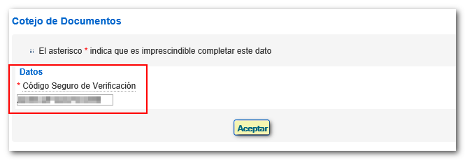 Cumplimente el CSV