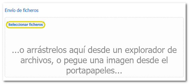 Selección del fichero