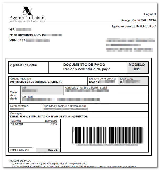 Documento de ingreso en PDF