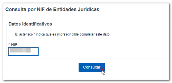 Introduzca NIF
