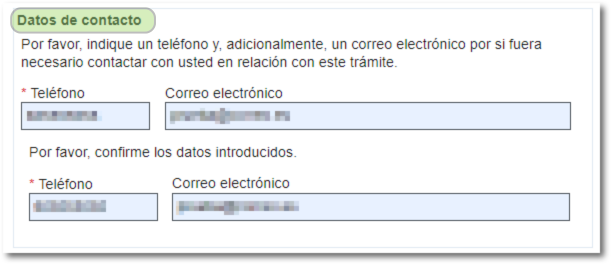 Teléfono y correo electrónico