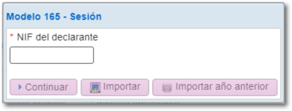 Introduzca el NIF declarante