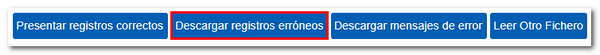 descargar registros erróneos