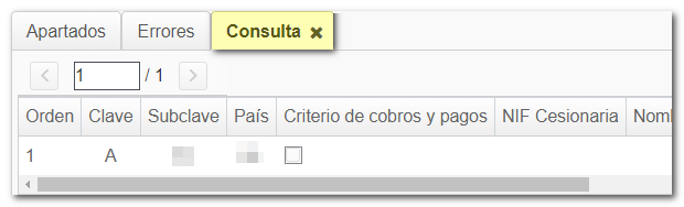 Imagen del resultado de la consulta