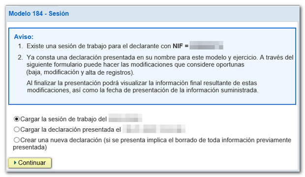 Opciones de recuperación de datos