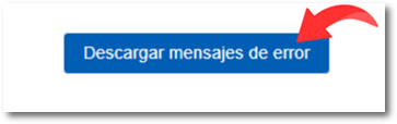 Mensajes de error