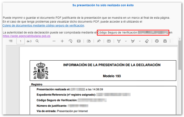 Presentación realizada con éxito
