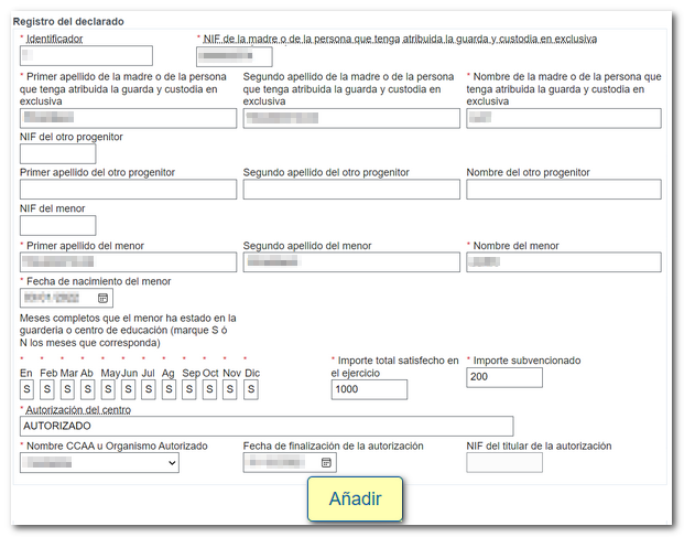 Declarados