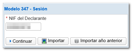 NIF declarante