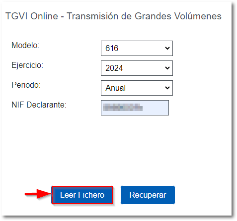 Leer fichero 616