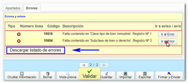 Validar