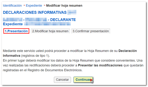 Continuar modificar hoja resumen