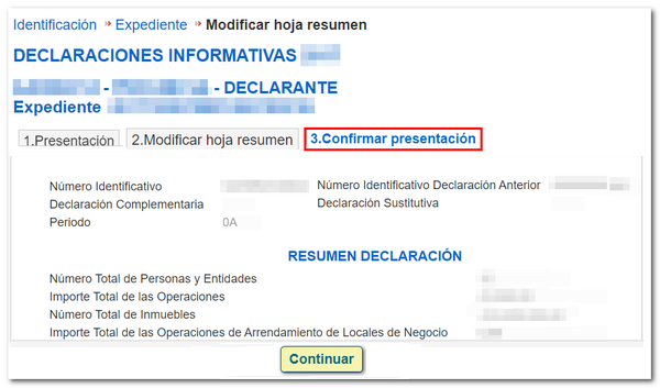Resumen declaración hoja resumen