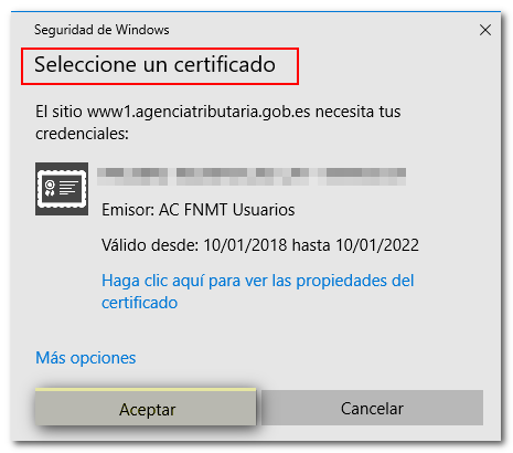 selección certificado