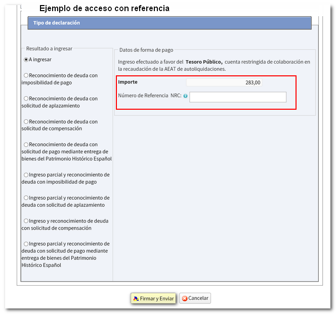 Presentación con referencia