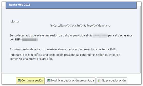 Continuar sesión