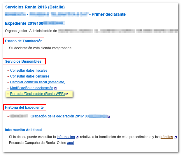 Servicios disponibles