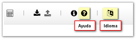 Ayuda e idioma