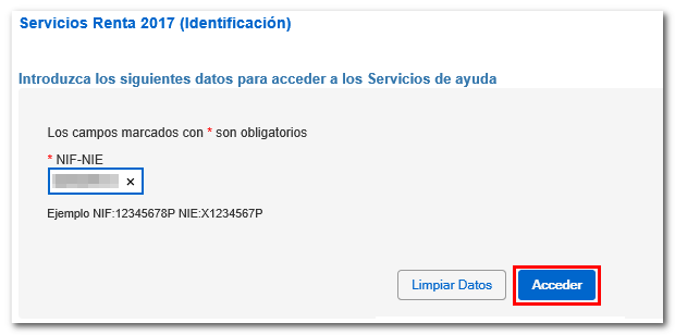 identificación del poderdante