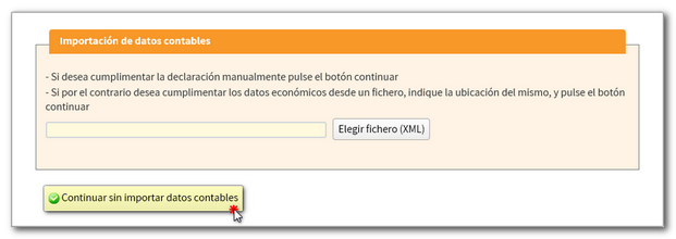 Importar XML datos económicos versión Open