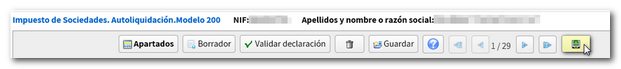 exportar declaracion fichero 200 version Open