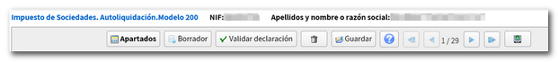 Menú herramientas Sociedades Web Open