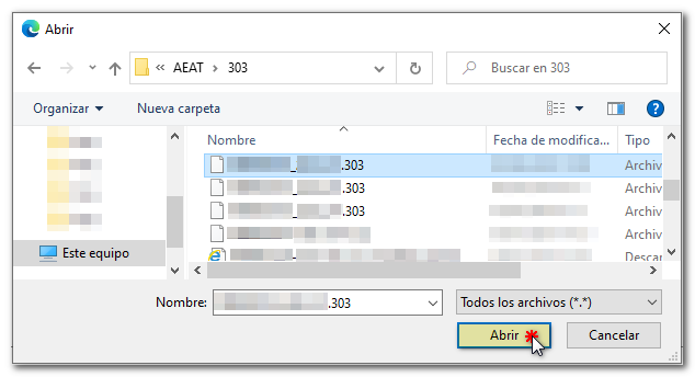 Seleccionar fichero