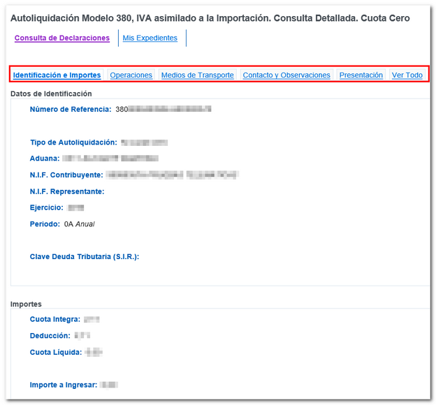 Información de la presentación