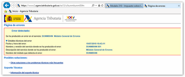 error BUnm004n