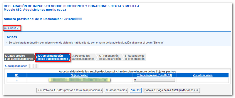 Autoliquidaciones