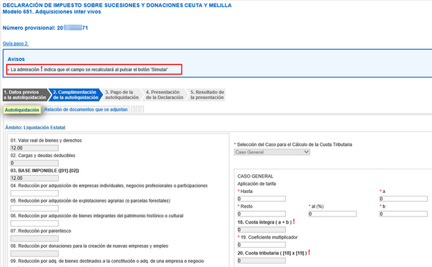Autoliquidaciones