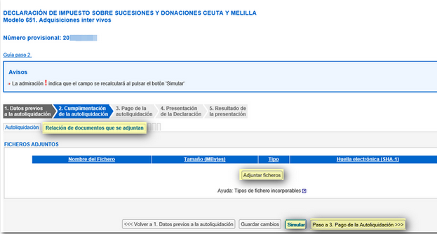 Volver para ver resumen de documentos anexados
