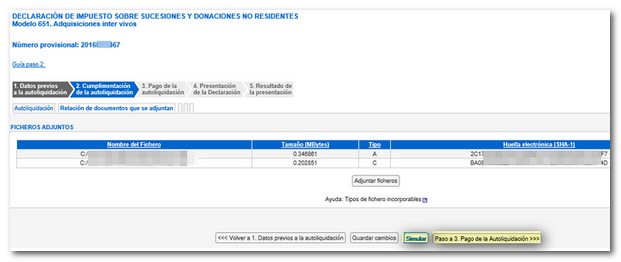 Seleccionar para adjuntar ficheros