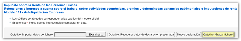Grabar fichero