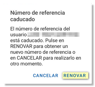 Renovar referencia